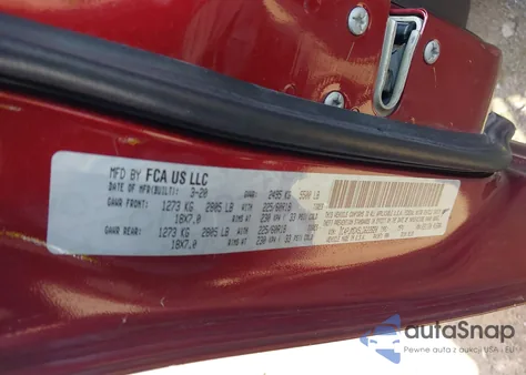 2020 Jeep Cherokee Limited 4X4 z USA, uszkodzony, nr VIN 1C4PJMDX5LD622620